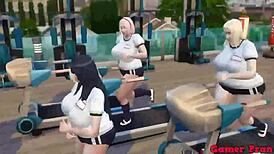 Boruto trains chubby students with intense anal and oral sessions. He finishes on their faces and chests.