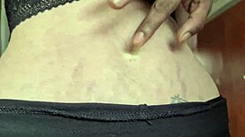 Desi Slut Plays with Petite 18+ Outie Navel Fetish