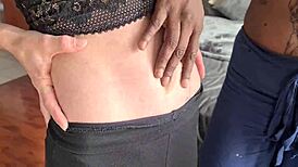 Desi Slut Plays with Petite 18+ Outie Navel Fetish