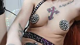 Nastya Fox Dances Naked Stripping Clothes in BDSM Scene