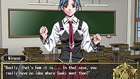 Playing bible black hentai game with demolition scenes.