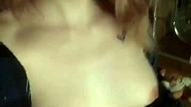 A Sweet Figure of Tattooed Beauty Caught on Cam