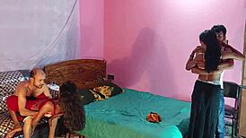 Bengali Desi Teachers Fucked Hard by Students in Wild Gangbang with Audio