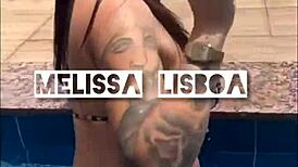 Melissa Lisboa Shows Off While Taking Cum In Her Ass