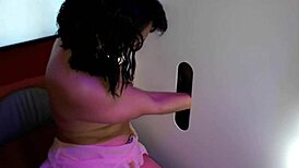 my wife's first gloryhole experience at a swinger club was wild