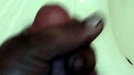 Big dick cumshot masturbation session