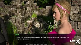 Så mye cum flommer hennes fitte i Dusklightmanor E1 56!