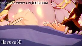 Dehya dominating you in POV hentai