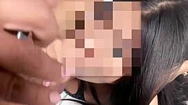 This petite teen 18+ licks and sucks like a pro