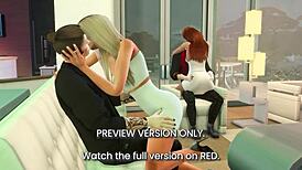 Join bachelorette party with Bazories in 3D hentai