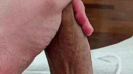 This cute brazilian twink is full of cum after solo play