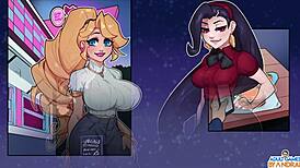 Hentai Succubus Anna Licks Boobs And Ass In Anime Sex 😈