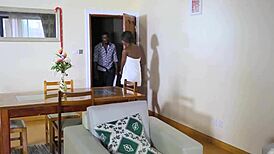 lesbian licking and fingering in africa with big tits 😘