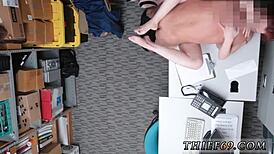 the intrudor fuck me befor the cops come, i was so scare but excitd!