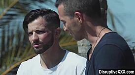 Gay Hunk Unknowingly Hooks Up with Ex's Step Brother in Taboo Encounter