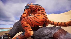 Wildlife adventure with gay furrys. Intense anal yiffing!