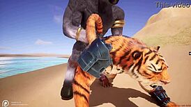 Wildlife adventure with gay furrys. Intense anal yiffing!