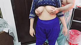 Hey, listen to this Pakistani maid getting drilled by her boss with clear Urdu chat!