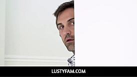 Wow! LustyFam Petite Virgin Latina Teen Stepdaughter Orgasms Hard for Stepdaddy - Gianna Dior, Donnie Rock!