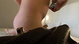 backstage foot fetish turns into steamy sex with ukrainian amaris