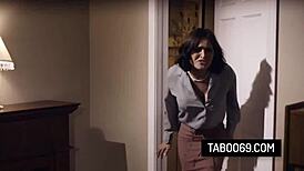 Busty Wife Krissy Lynn Catches Cheating Husband with Babysitter Chloe Temple