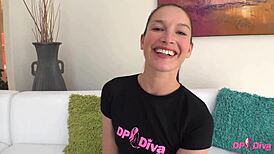 Dp diva stunning babe katrina colt in first double penetration