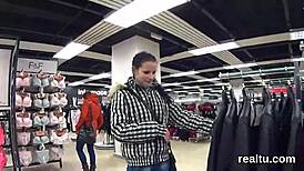 i seduced charming czech teen in mall, fucked her pov