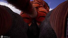 Wildlife adventure with gay furrys. Intense anal yiffing!