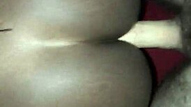 Tinder date bent over gets wet ass pounded by big black cock in pov