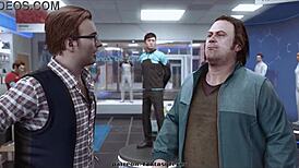 Kara Pleasure Droid in 3D Homemade Cosplay Game Scene