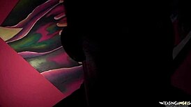 Brunette licks feet seductively during doggystyle, hoping for foot cumshot