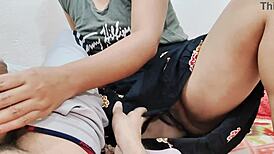 America india getting fucked at the party with her boyfriend!