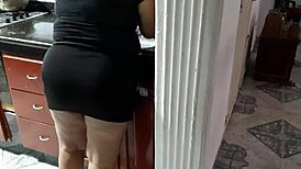 Interrupting Maid to Suck My Big Cock