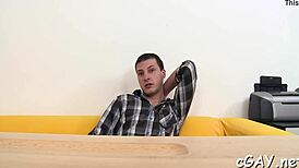 i watch sophisticated gay hunk receive bareback blowjob from my pov.