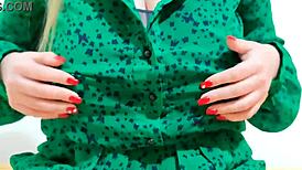 DepravedMinx, A Sexy Teen Girl, Strips Off Her Dress While Moaning And Masturbating To Squirting Orgasm In Rough Solo Session