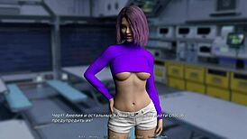 Mature girl fucked at night in Waterworld creampie