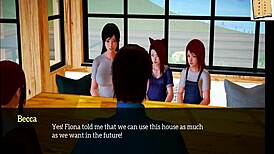 My new family gathers for a cartoon adventure