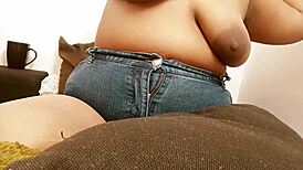 is this sexy aunty's natural tits ready for action?