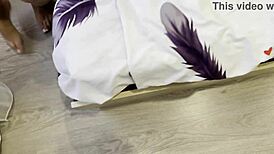 Passionate Sex With Stepmom's Lover Wet Pussy