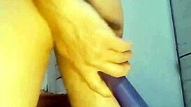 gay guy explores anal with dildo in intimate scene