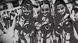 Are these C23 robot whores partying in dystopia?