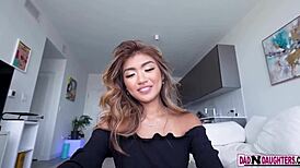 Asian Stepdaughter Clara Trinity Begs for More Intense Pleasure