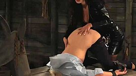 The submissive voyeur mistress cant get enough of teen slave bondage and lesbian bdsm