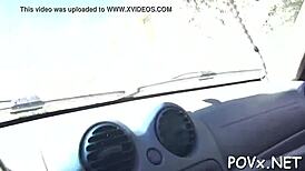 Lustful teen 18+ babe showers then fucks