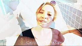 Footjob - Blonde Milf Amateur Gives Footjob, Do You Like?