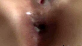 Tight cutie relaxes half-naked in intimate setting