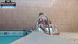 mamei meu primo no motel na piscina