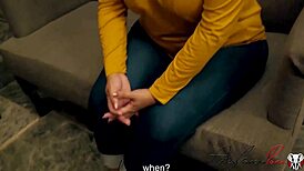 Neighbor begs for pregnancy help, fill her pussy?