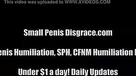Tiny Cock Humiliation! Femdom Mistress Dominates Slave
