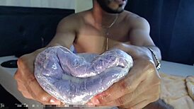 i make a homemade masturbator and cum inside it